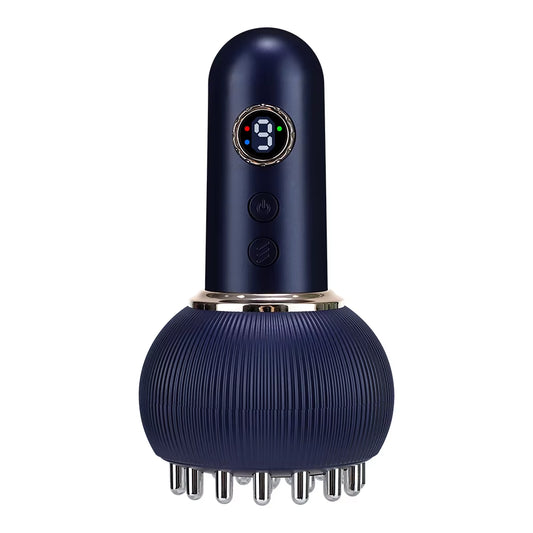 ThermaGlow Cordless Heated Massage Brush with Microcurrent