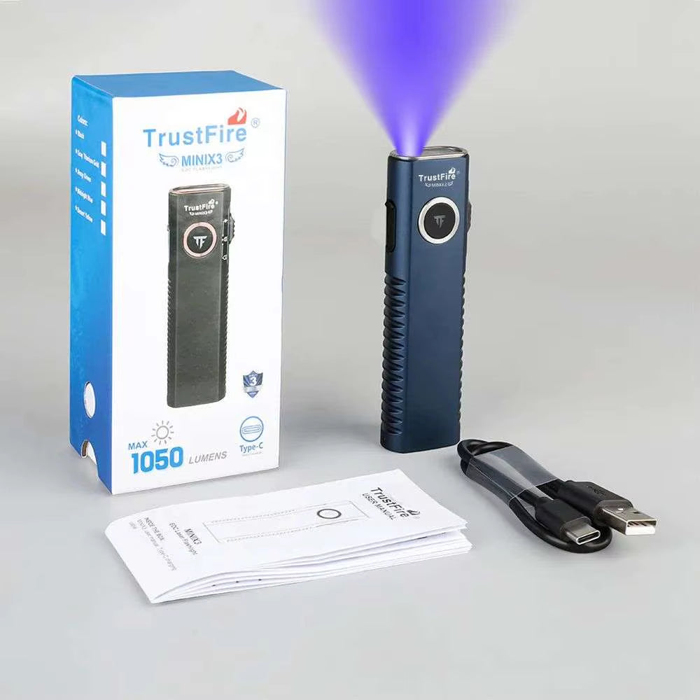 TrustFire Mini X3 Rechargeable EDC Flashlight – product view 5