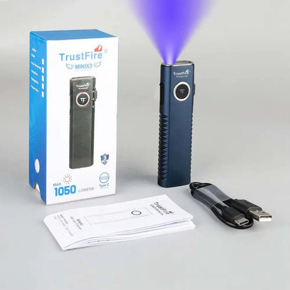 TrustFire Mini X3 Rechargeable EDC Flashlight – product view 5
