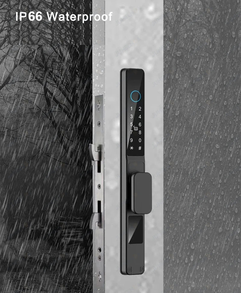 Waterproof Sliding Door Smart Lock TTLock App Alexa Fingerprint Code RFID