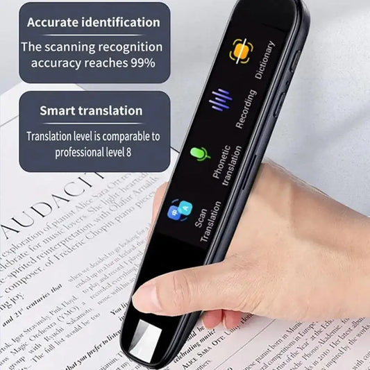 CUJMH Translation Pen with OCR Scanning & 123-Language Support