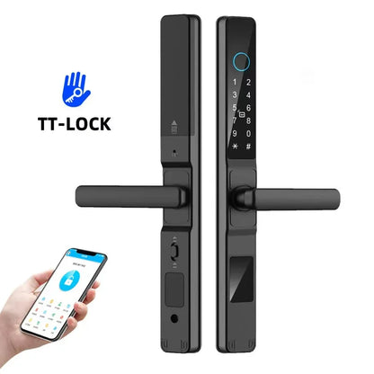 Waterproof Sliding Door Smart Lock TTLock App Alexa Fingerprint Code RFID